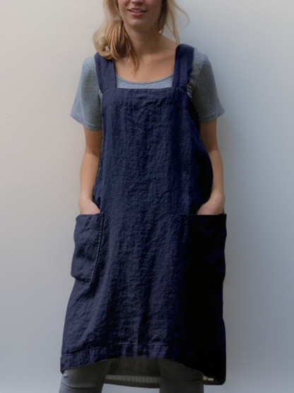 Women's Work Apron Dress | Long
