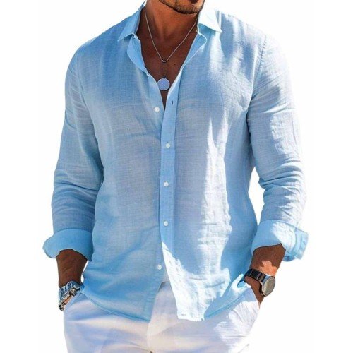 Men's Collar Casual Shirt | Long Sleeve