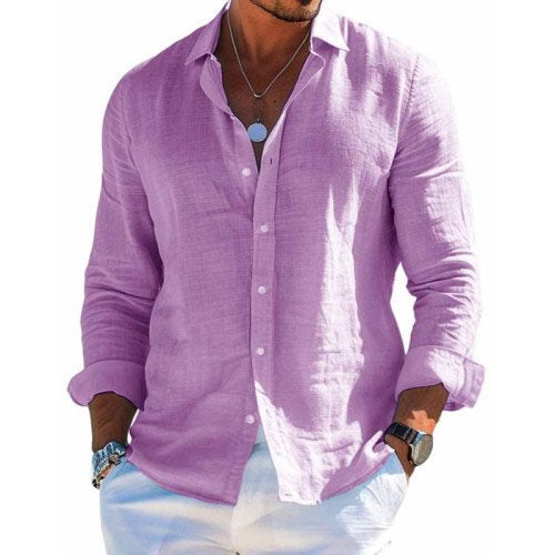 Men's Collar Casual Shirt | Long Sleeve