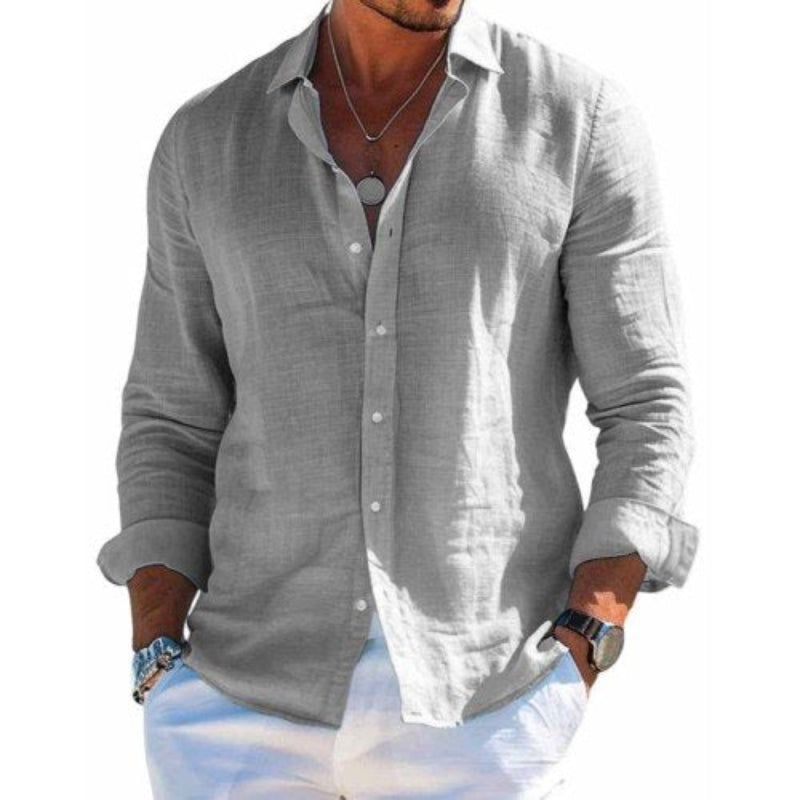Men's Collar Casual Shirt | Long Sleeve