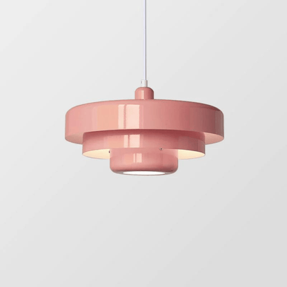 Elegant Three-Tier Pendant Light in Macaron Colors
