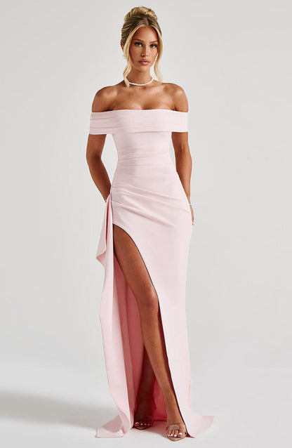 Women's Off-Shoulder Wedding Guest Dress | Maxi