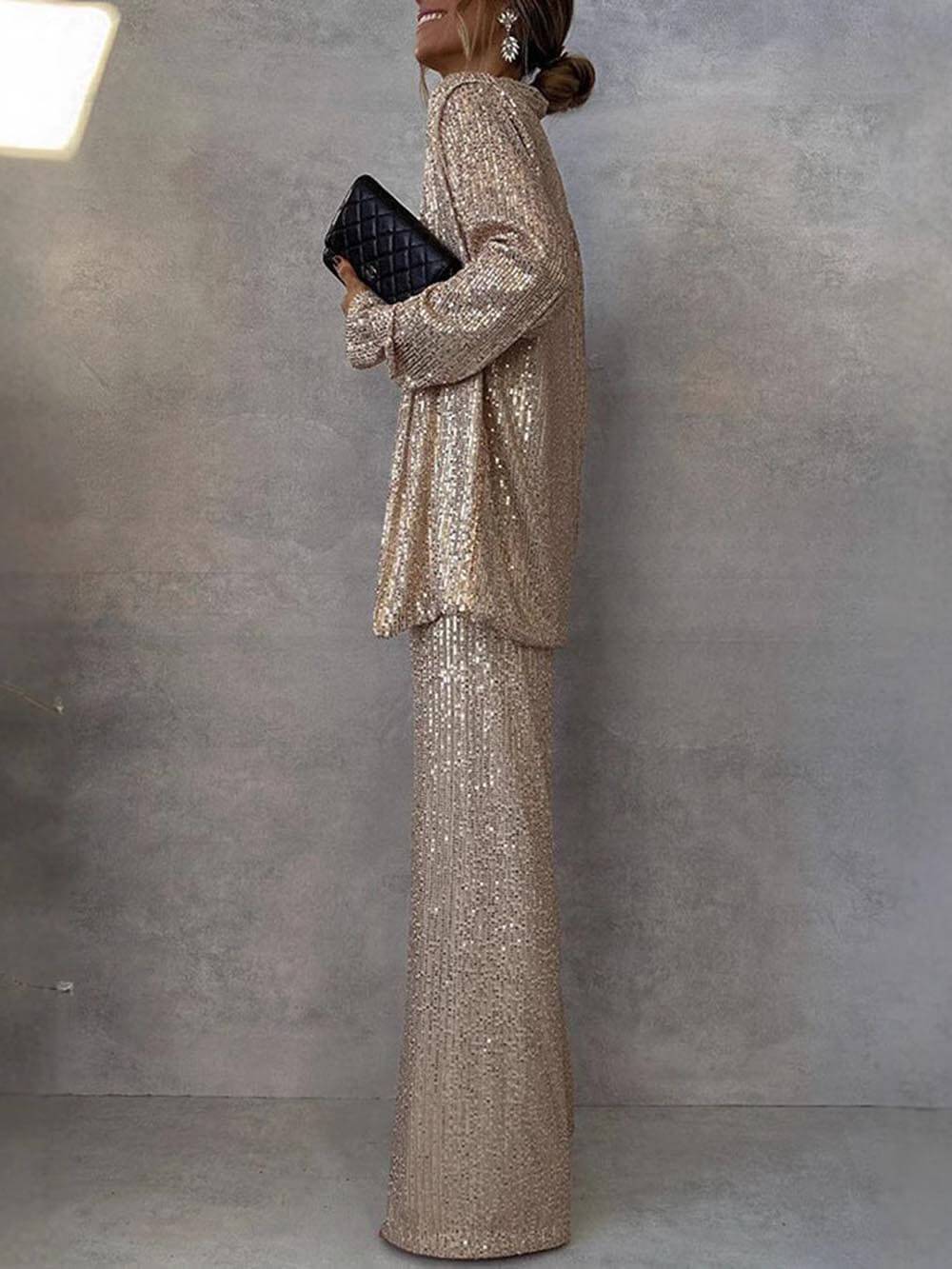 Women's Two-Piece Pantsuit | Festive Outfit