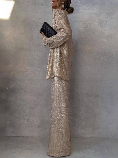 Women's Two-Piece Pantsuit | Festive Outfit