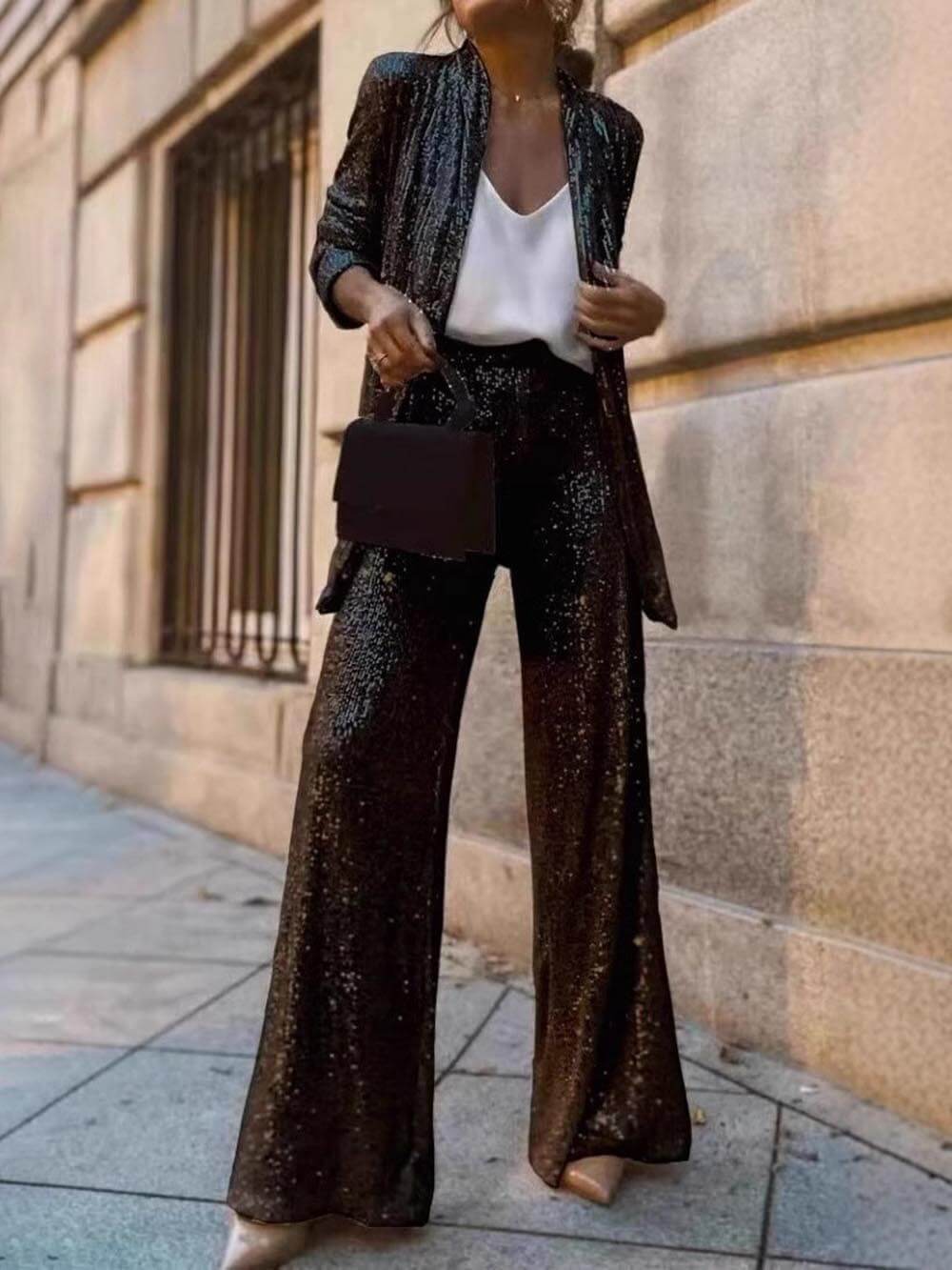 Women's Two-Piece Pantsuit | Festive Outfit