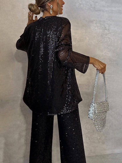 Women's Two-Piece Pantsuit | Festive Outfit