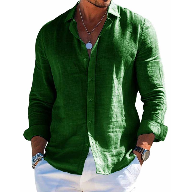 Men's Collar Casual Shirt | Long Sleeve
