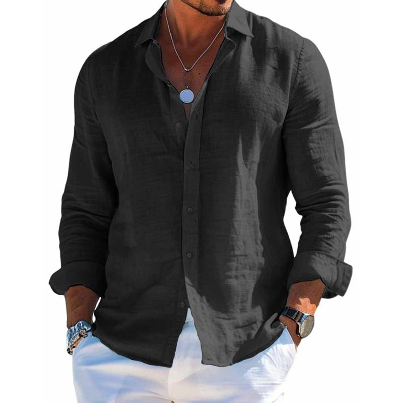 Men's Collar Casual Shirt | Long Sleeve