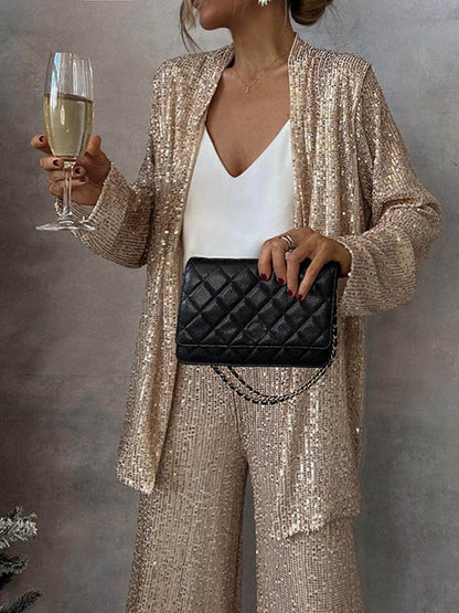 Women's Two-Piece Pantsuit | Festive Outfit