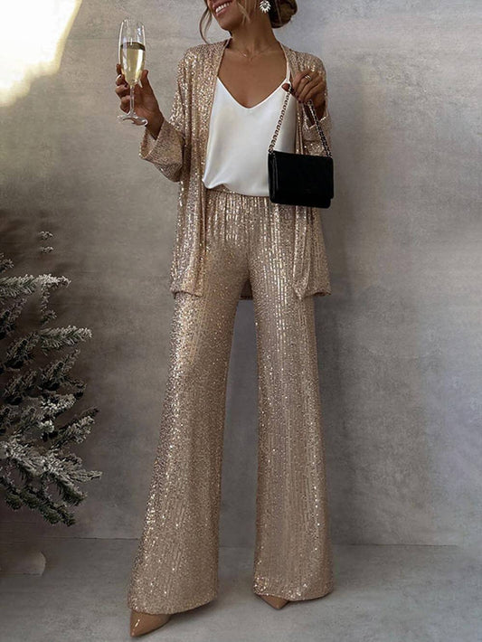Women's Two-Piece Pantsuit | Festive Outfit