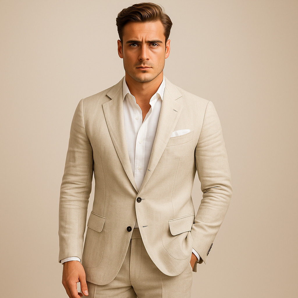 Men's Casual Linen Blend Blazer | Comfort