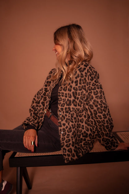 Women's Leopard Print Jacket | Trendy