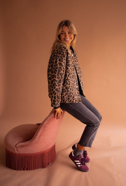 Women's Leopard Print Jacket | Trendy