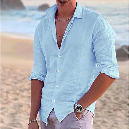 Men's Casual Summer Shirt | Long Sleeve