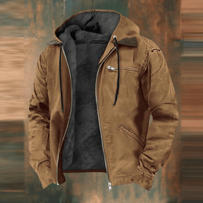 Men's Hooded Bomber Jacket | Zip Type