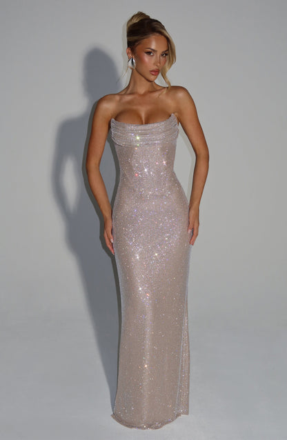 Women's Formal Strapless Prom Dress | Maxi