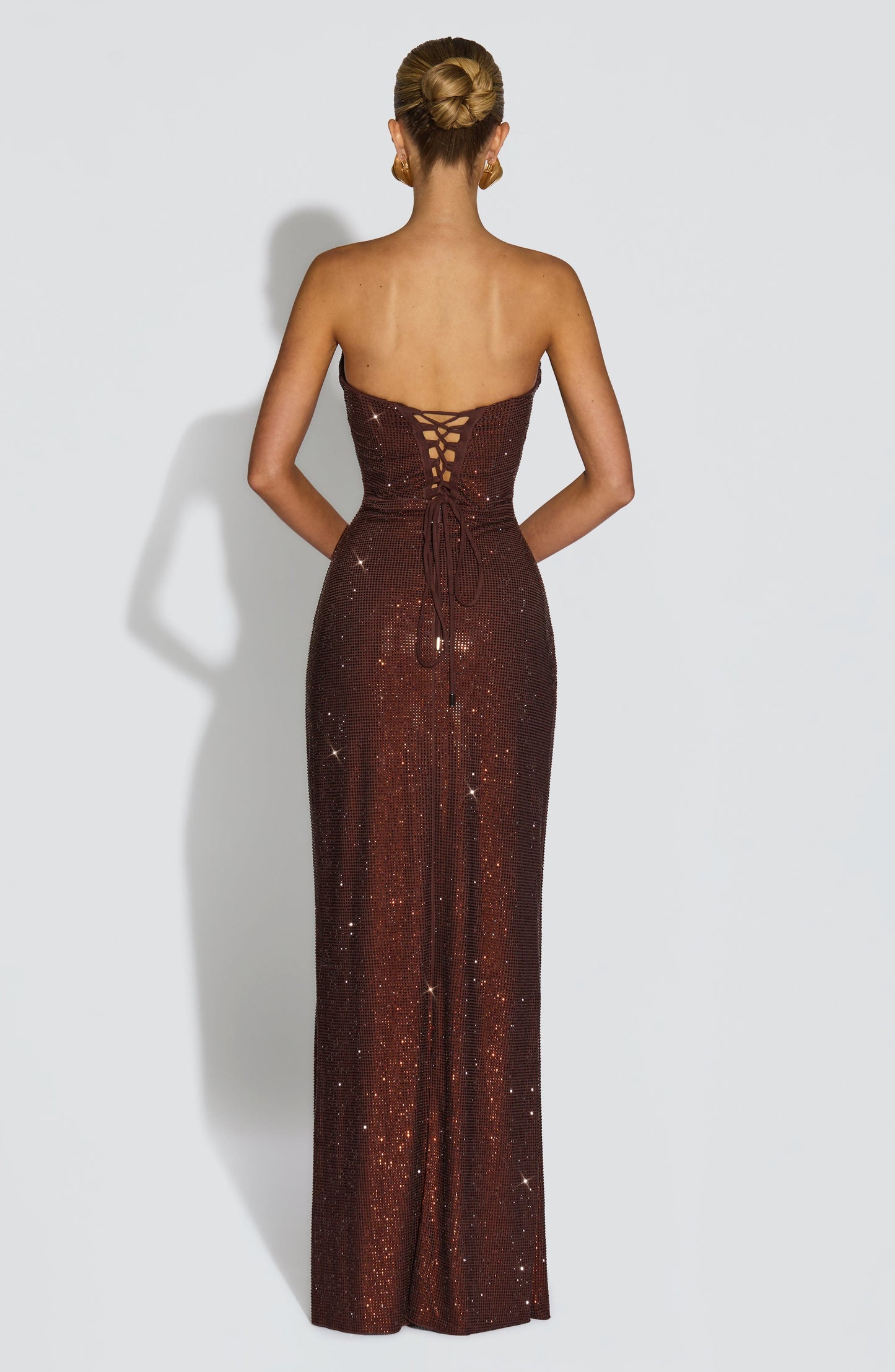Women's Corset Wedding Guest Dress | Maxi