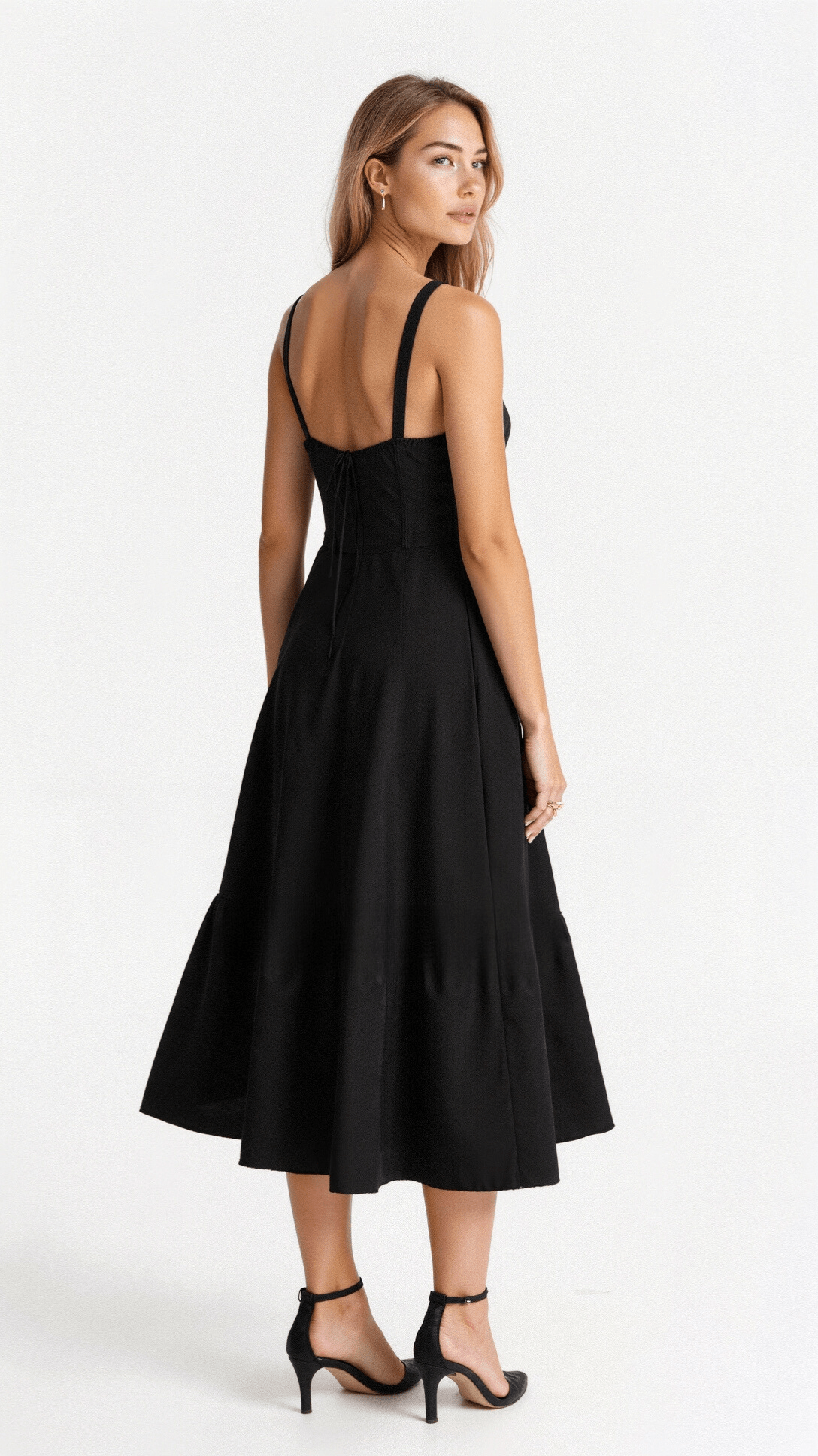 Party Corset Midi Dress | Slit
