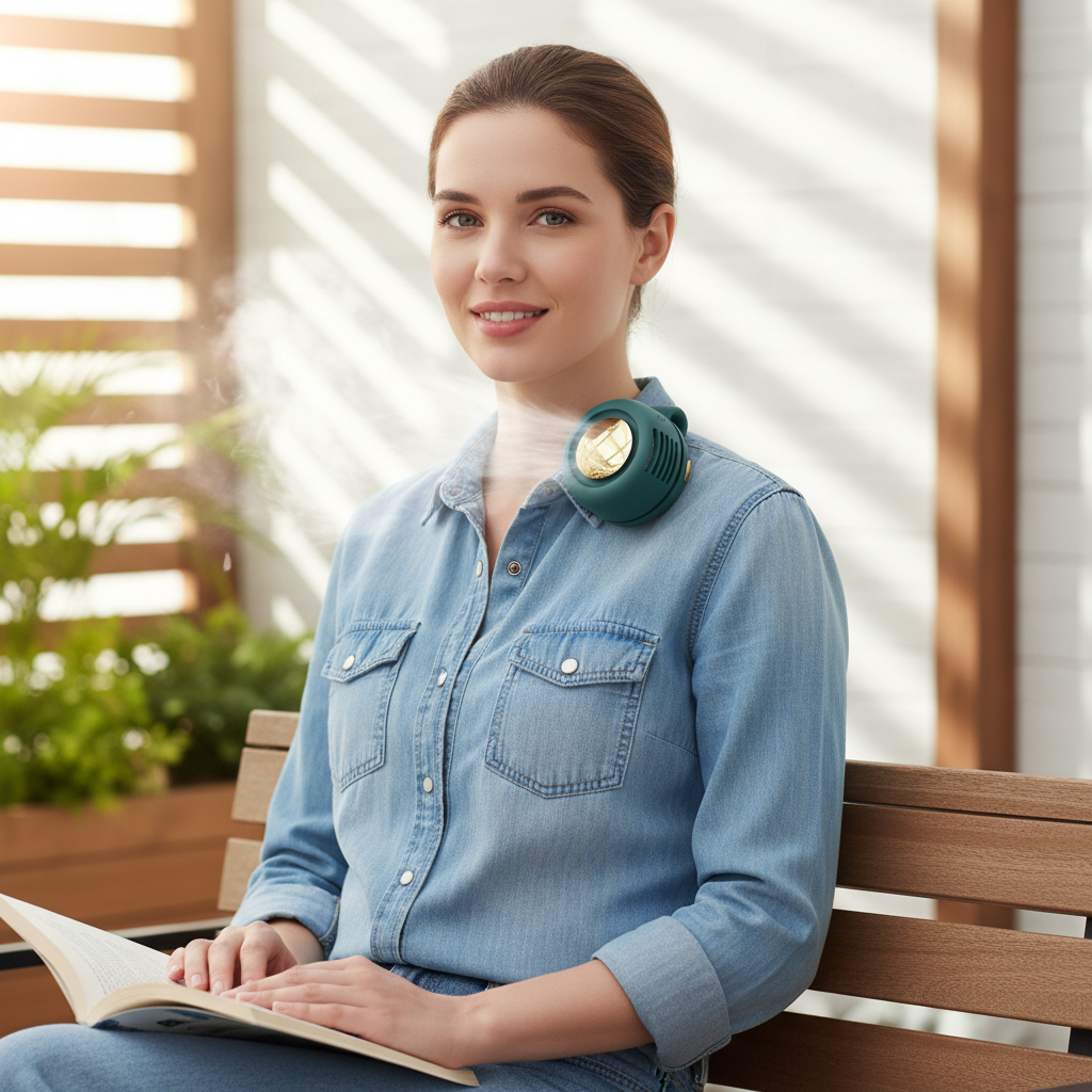 Portable Mini Bladeless Neck Fan