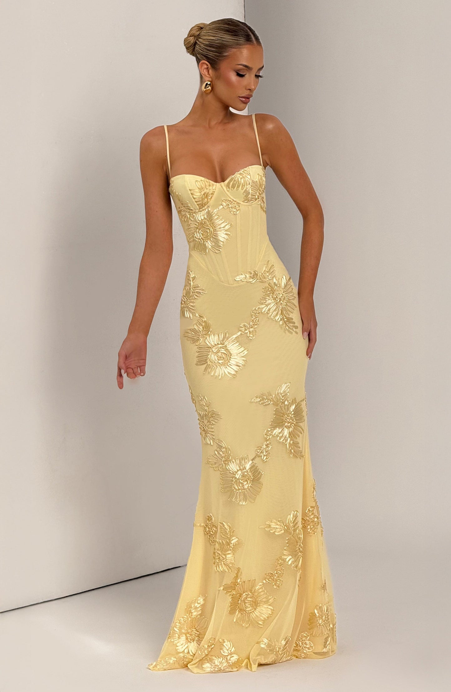 Women's Corset Maxi Dress | Backless