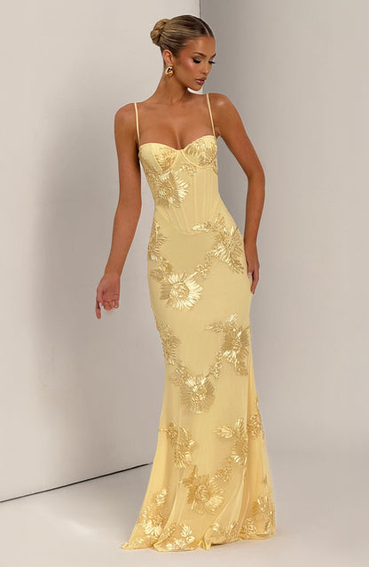 Women's Corset Maxi Dress | Backless