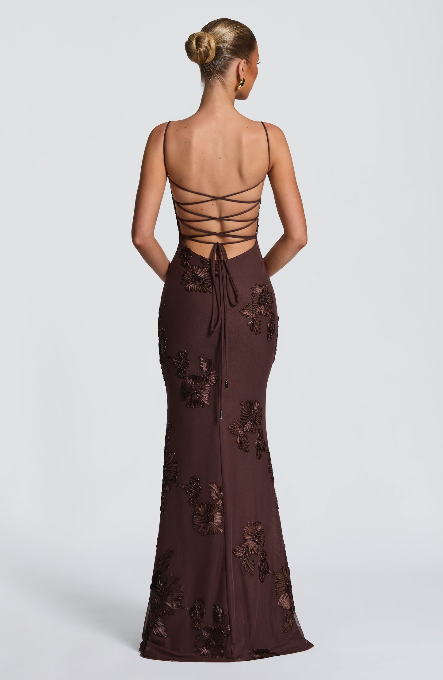 Women's Maxi Wedding Guest Dress | with Spaghetti Straps