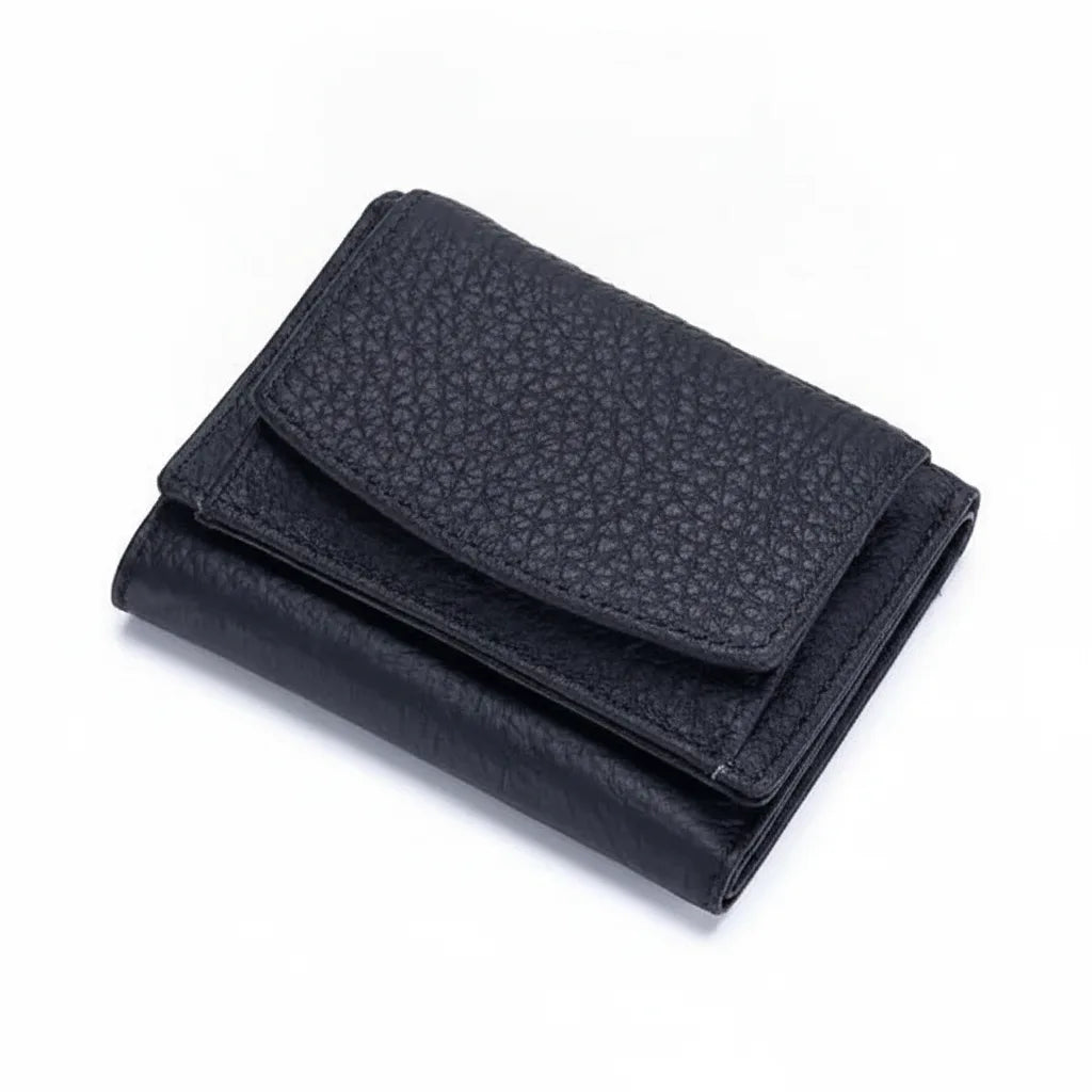 Stylish Compact RFID Blocking Leather Wallet – Secure Your Essentials