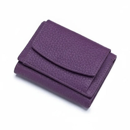Stylish Compact RFID Blocking Leather Wallet – Secure Your Essentials