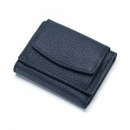 Stylish Compact RFID Blocking Leather Wallet – Secure Your Essentials
