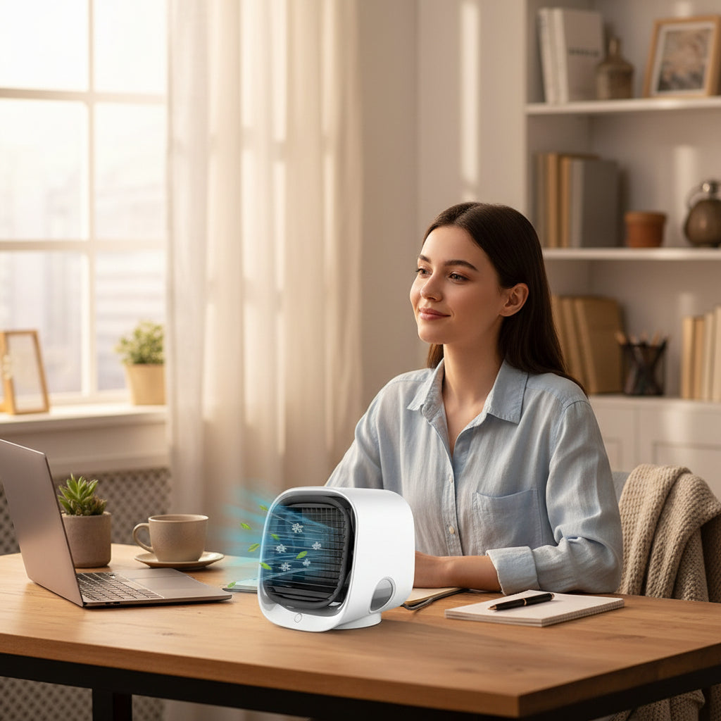 Portable Mini USB Air Conditioner Cooling Fan