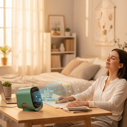 Portable Mini USB Air Conditioner Cooling Fan
