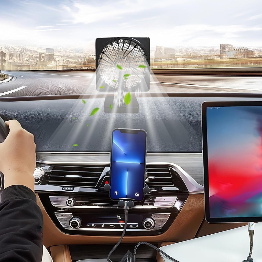 Compact USB Car Fan Portable Air Conditioner