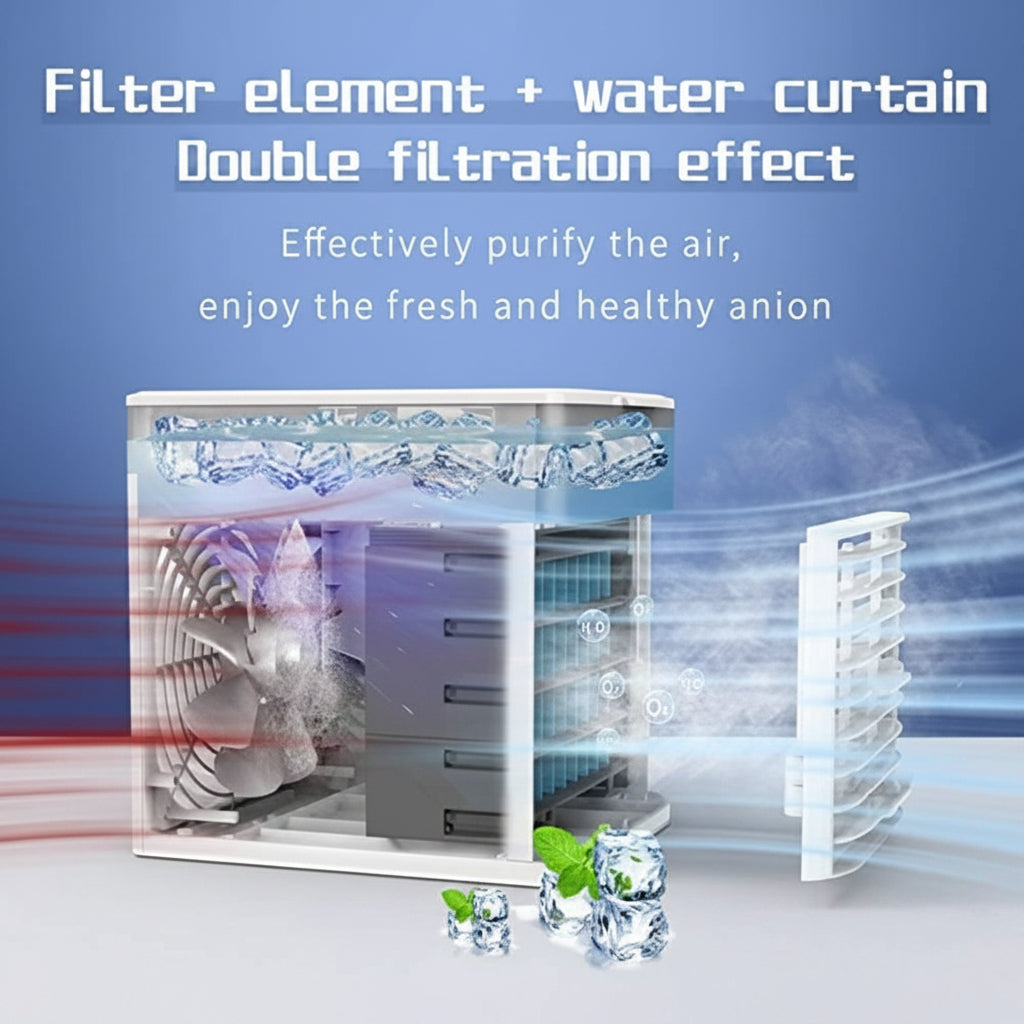 Energy-Efficient Portable Air Conditioner with Water Tank