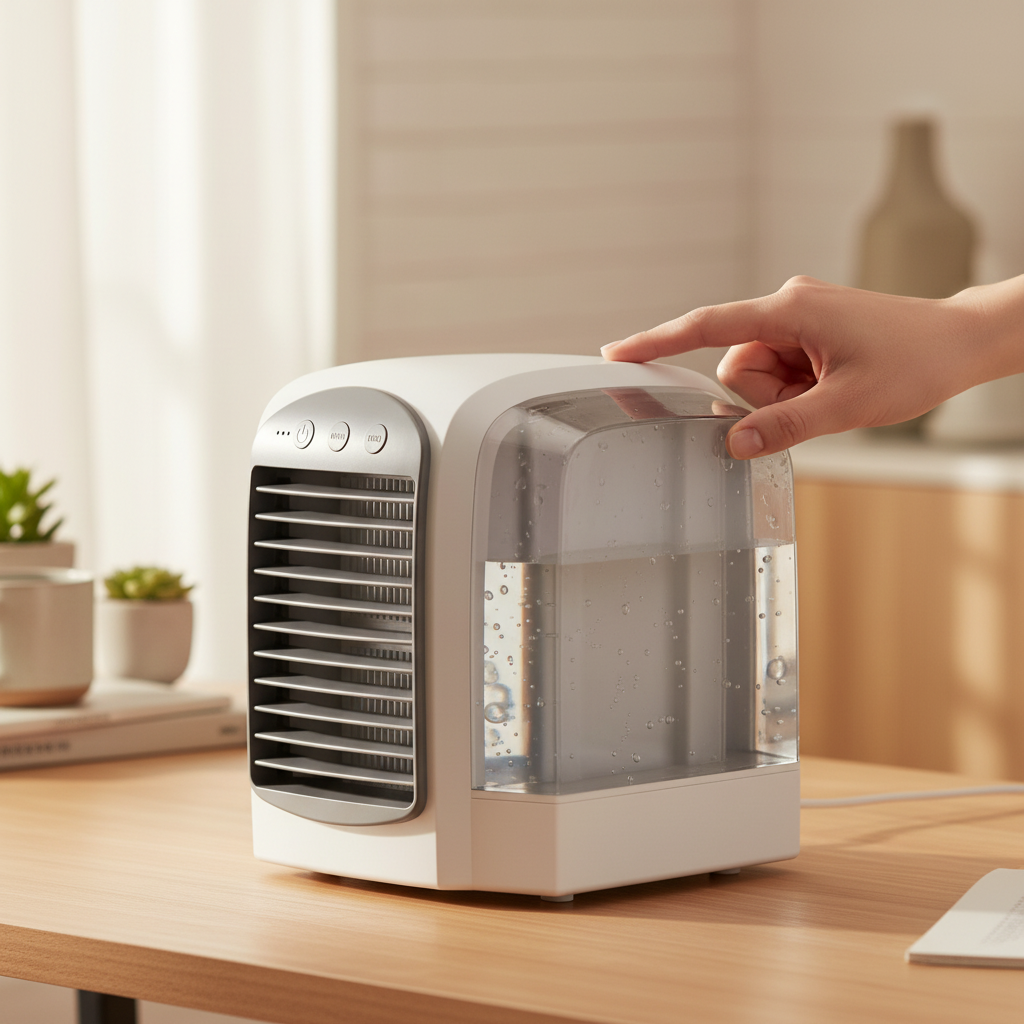 Compact Mini Oscillating Portable Air Cooler Fan