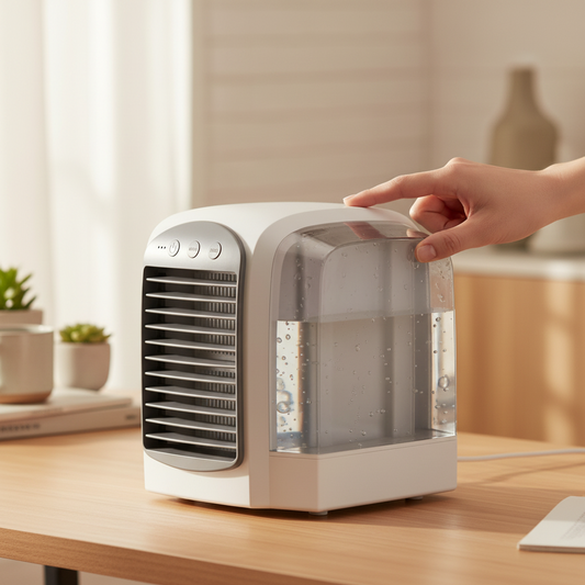 Compact Mini Oscillating Portable Air Cooler Fan