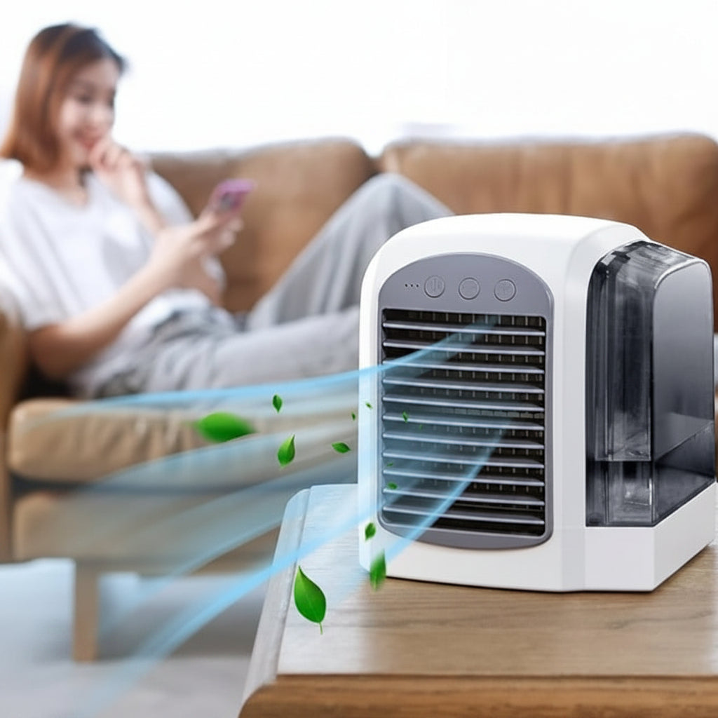 Compact Mini Oscillating Portable Air Cooler Fan