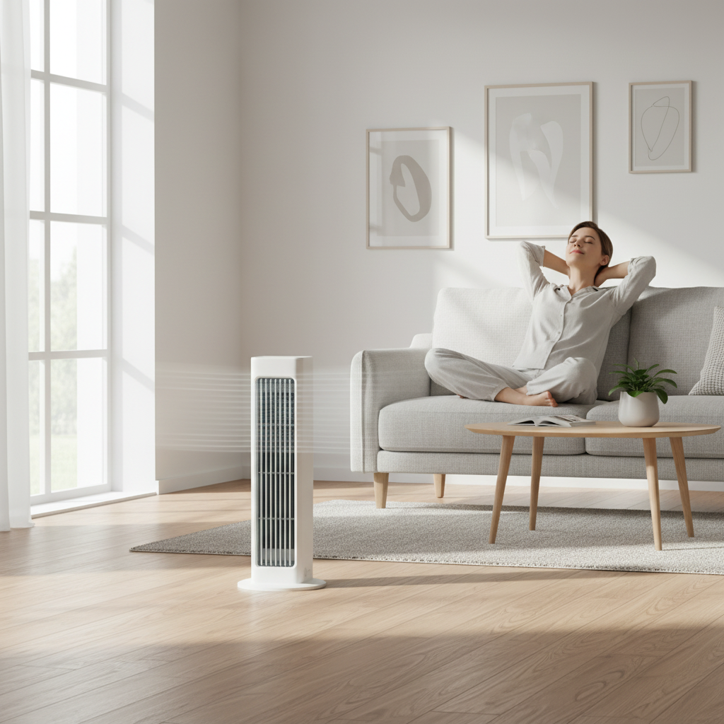 Portable Oscillating Tower Cooling Fan