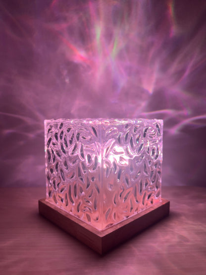 LED Night Light Water Wave Projector