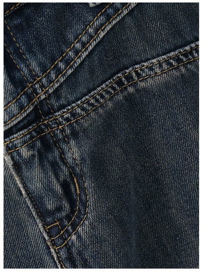 2000s Y2K Vintage Baggy Boyfriend Jeans with Wash Effect