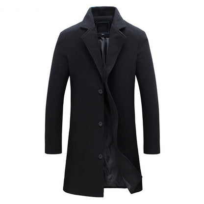 Men's Trench Keep Warm Coat | Winter