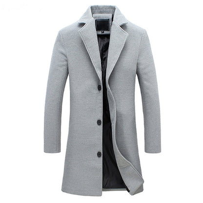 Men's Trench Keep Warm Coat | Winter