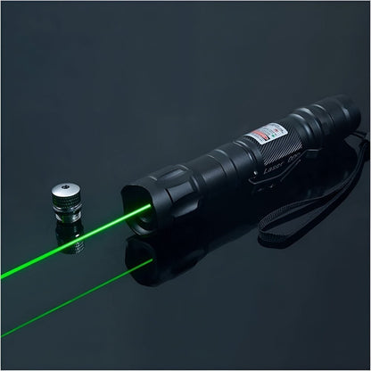 High-Power Green Laser Pointer USB Rechargeable Long-Range Device