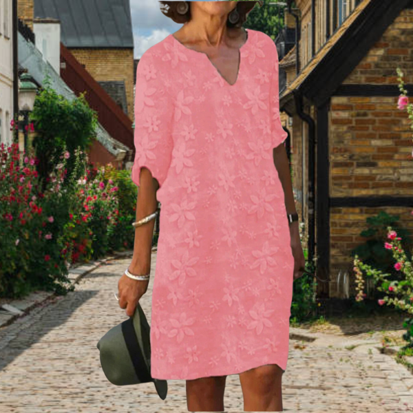 Women's Floral Summer Dress | V-Neck