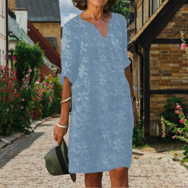 Women's Floral Summer Dress | V-Neck