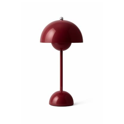 Scandinavian Design Lamp with Flower Glow