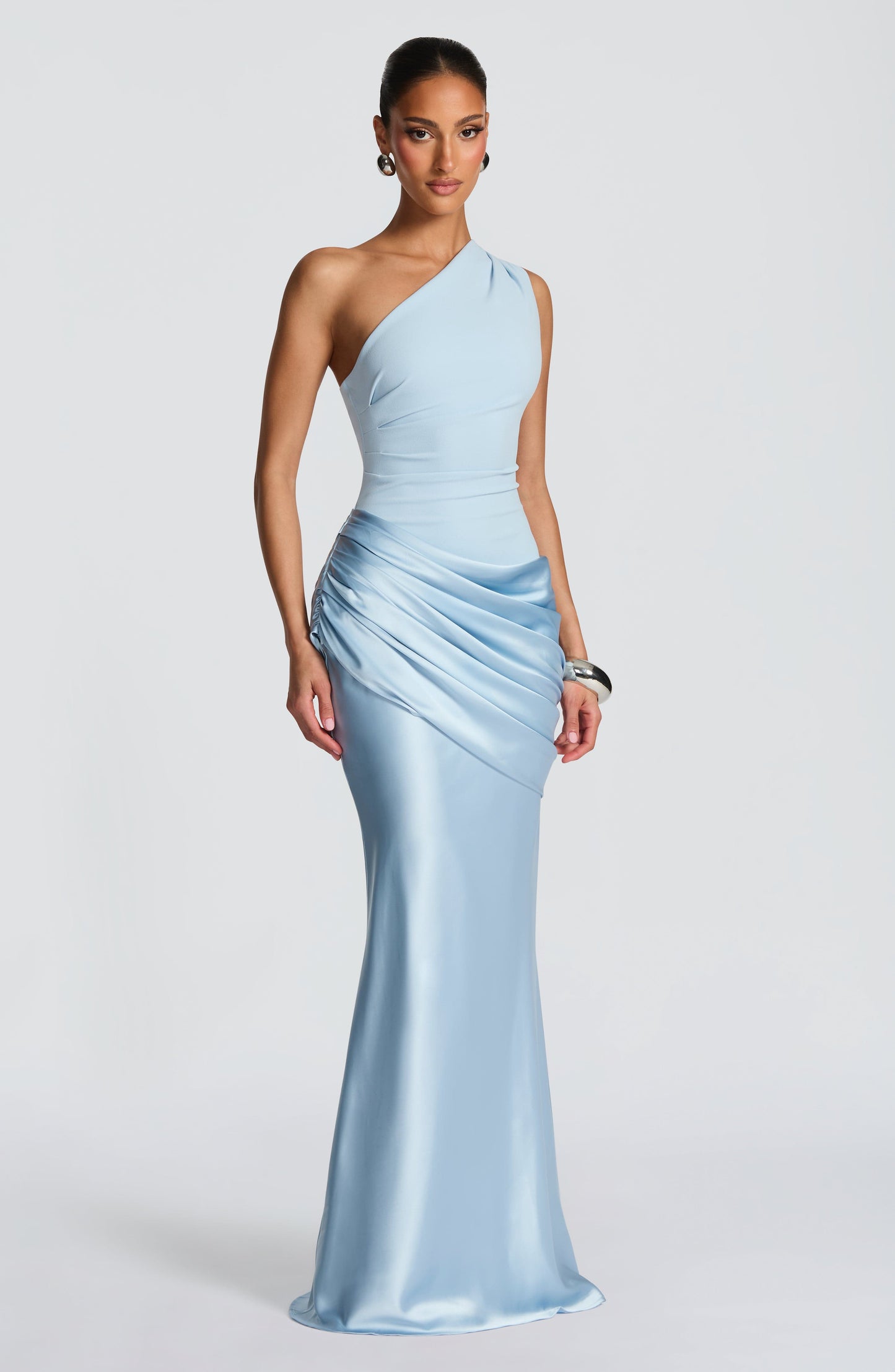 Women's One Shoulder Wedding Guest Dress | Maxi