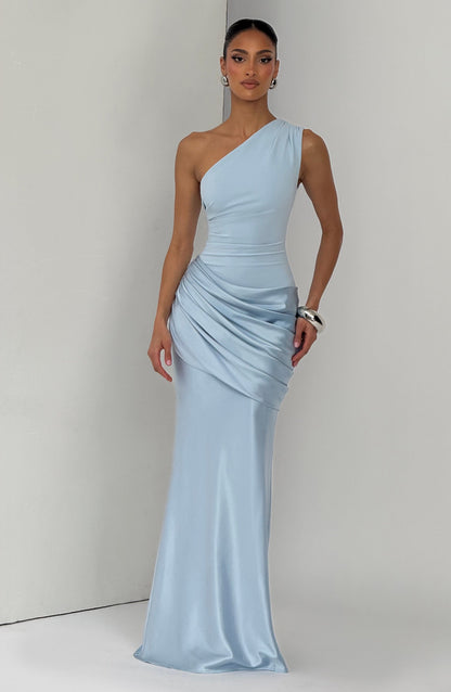 Women's One Shoulder Wedding Guest Dress | Maxi