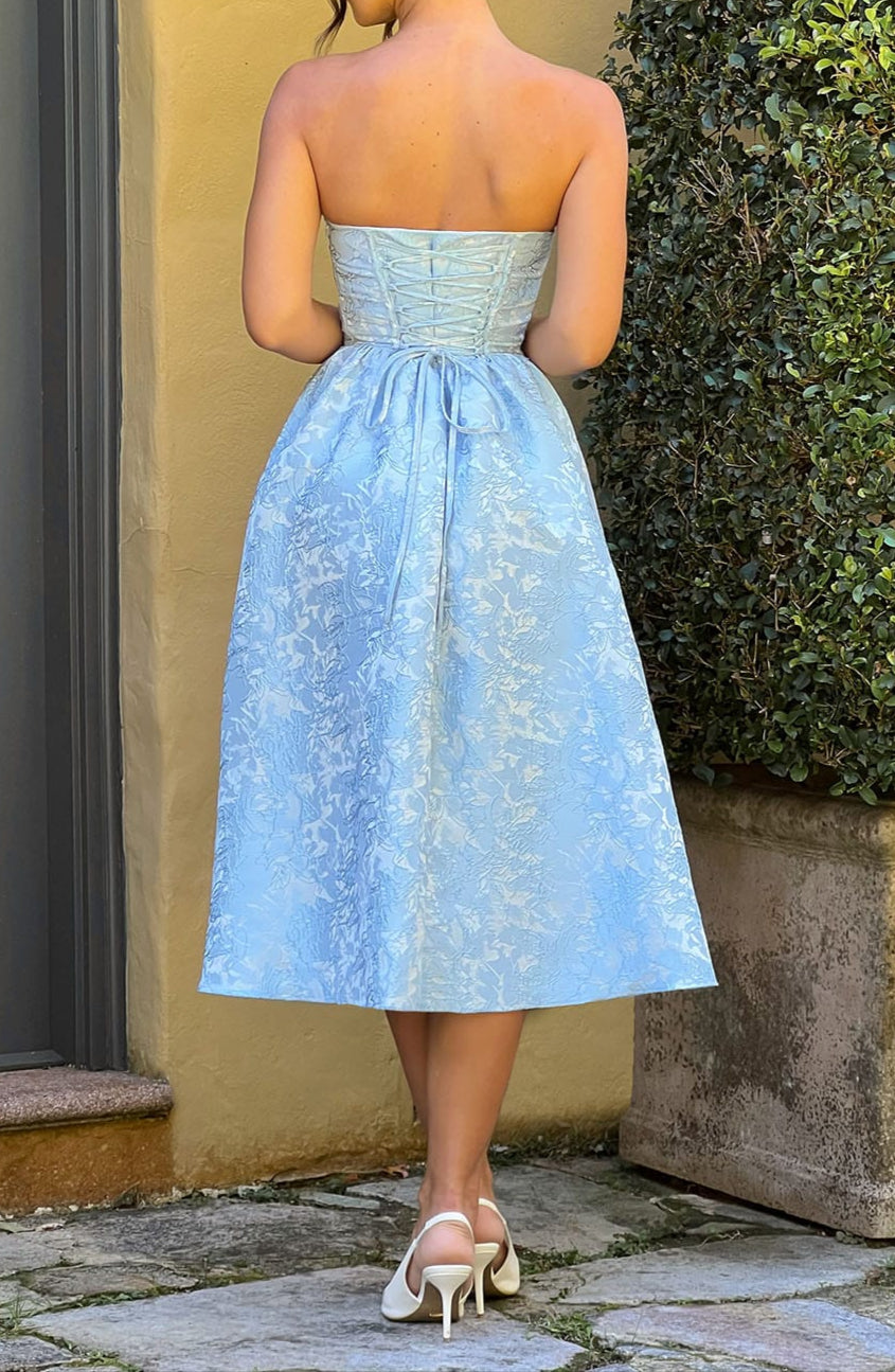 Natalia Midi Dress - Blue Razys.com Natalia Midi Dress - Blue Razys.com