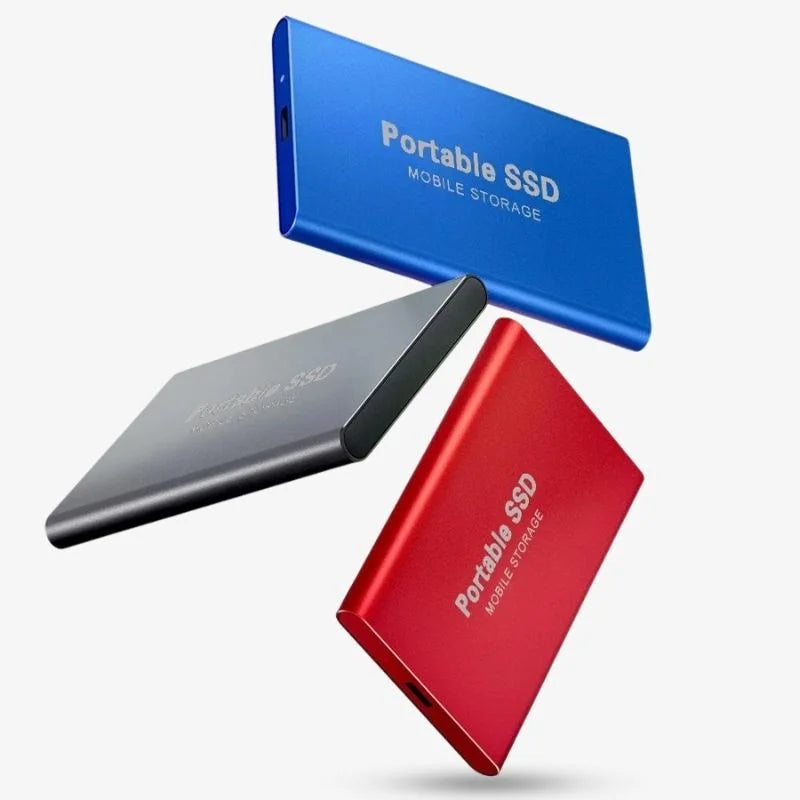 Portable USB-C External SSD Data Storage