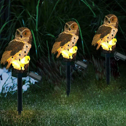 Owl Garden Lamp with Solar Power - OwlGlow